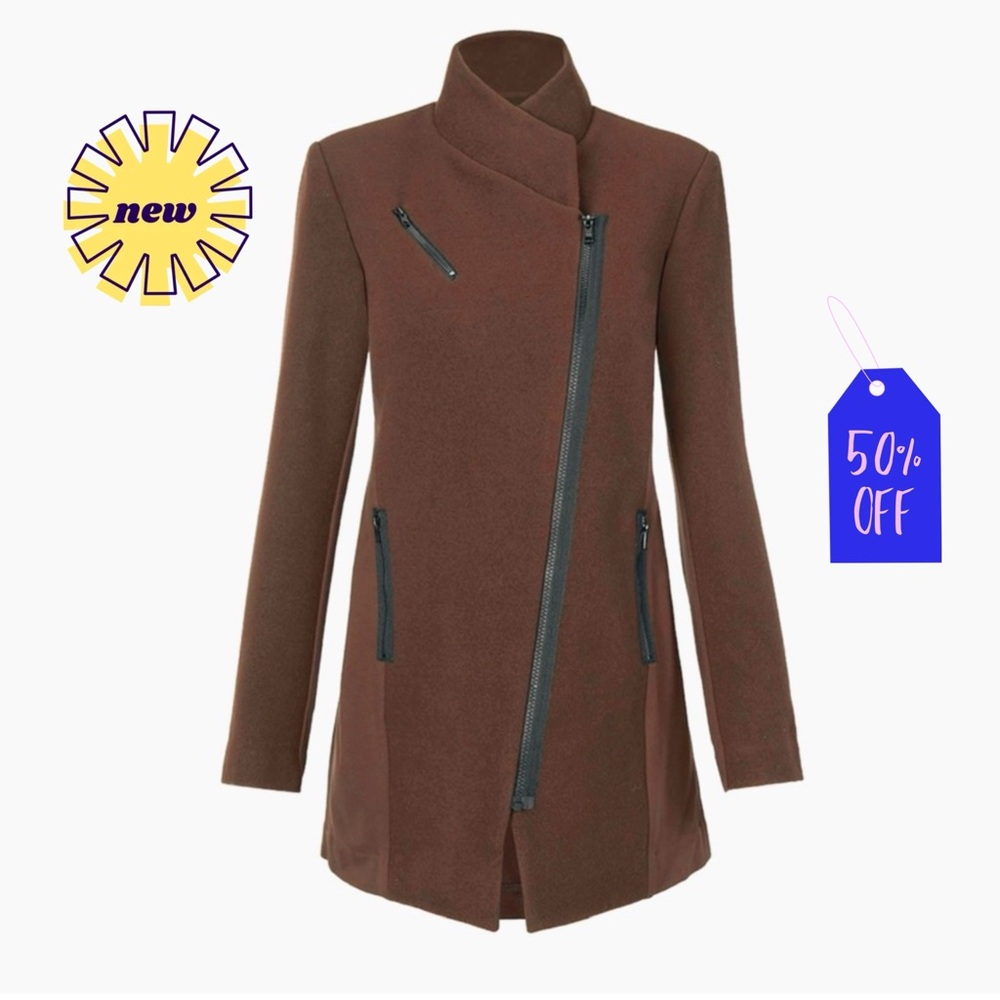 NEW - Never Worn! Cabi #4492 • Legacy Topper • Dark Chocolate • Large